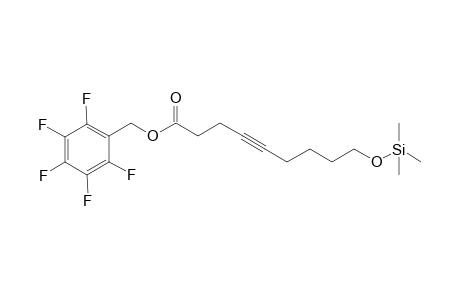 Pentafluorobenzyl 9-[(trimethylsilyl)oxy]non-4-ynoate