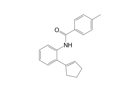 N-(2-Cyclopent-1-en-1-ylphenyl)-4-methylbenzamide