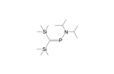 P-DIISOPROPYLAMINO-C,C-BIS(TRIMETHYLSILYL)PHOSPHAETHENE