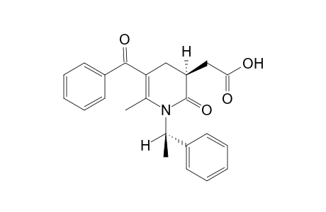 (7R,3S)-(5-BENZOYL-6-METHYL-2-OXO-1-(1-PHENYLETHYL)-1,2,3,4-TETRAHYDROPYRIDIN-3-YL)-ACETIC-ACID