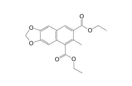 Diethyl-2-methyl-6,7-methylenedioxy-naphthalene-1,3-dicarboxylate