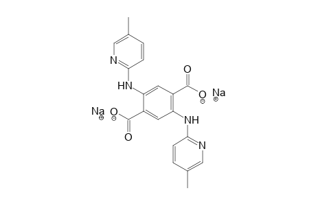 2,5-bis[(5-methyl-2-pyridyl)amino]tetrephthalic acid, disodium salt