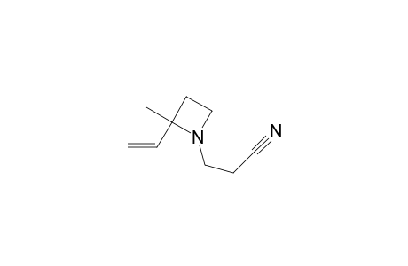 3-(2-Ethenyl-2-methyl-1-azetidinyl)propanenitrile