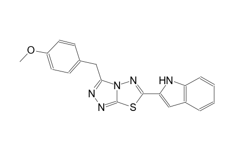 1H-indole, 2-[3-[(4-methoxyphenyl)methyl][1,2,4]triazolo[3,4-b][1,3,4]thiadiazol-6-yl]-