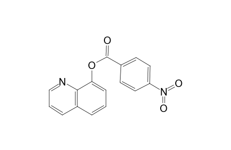 Benzoic acid, 4-nitro-, 8-quinolyl ester