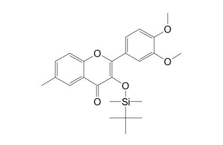 3',4'-Dimethoxy-3(tert.-butyldimethylsilyl)oxy-6-methylflavone