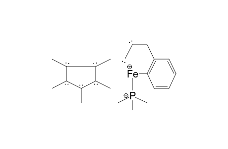 Iron, [(1,2,3,4,5-.eta.)-1,2,3,4,5-pentamethyl-2,4-cyclopentadien-1-yl][.eta.3-2-(2-propenyl)phenyl](trimethylphosphine)-