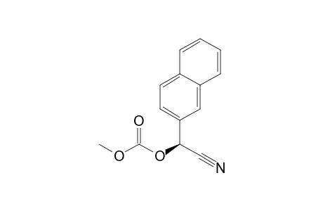 (S)-2-(Methoxycarbonyloxy)-2-(2-naphthyl)acetonitrile