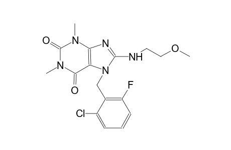 1H-purine-2,6-dione, 7-[(2-chloro-6-fluorophenyl)methyl]-3,7-dihydro-8-[(2-methoxyethyl)amino]-1,3-dimethyl-