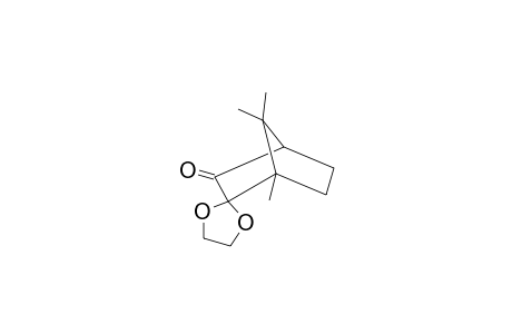 4',7',7'-trimethyl-2'-spiro[1,3-dioxolane-2,3'-bicyclo[2.2.1]heptane]one