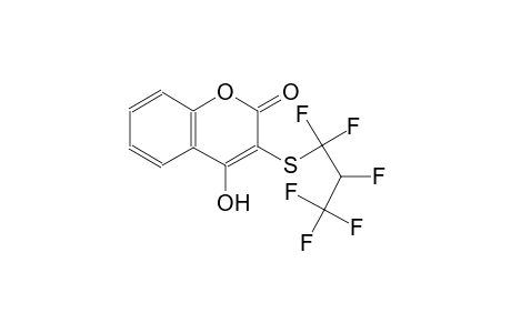 2H-1-benzopyran-2-one, 3-[(1,1,2,3,3,3-hexafluoropropyl)thio]-4-hydroxy-