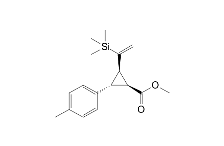 trans-2-(4-Methylphenyl)-cis-3-((trimethylsilyl)vinyl)-1-(methoxycarbonyl)cyclopropane