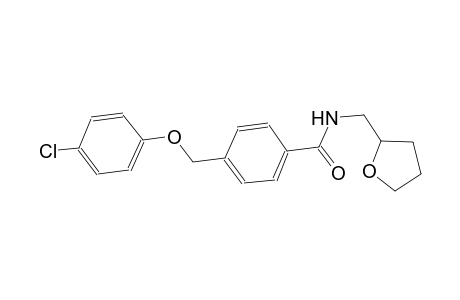 4-[(4-chlorophenoxy)methyl]-N-(tetrahydro-2-furanylmethyl)benzamide