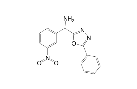 2-(1-Amino-1-(m-nitrophenyl)methyl)-5-phenyl-1,3,4-oxadiazole