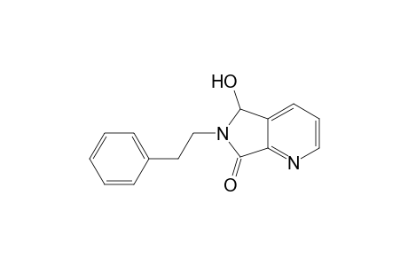 5,6-Dihydro-5-hydroxy-6-(2-phenyl-ethyl)-pyrrolo(3,4-B)pyridin-7-one