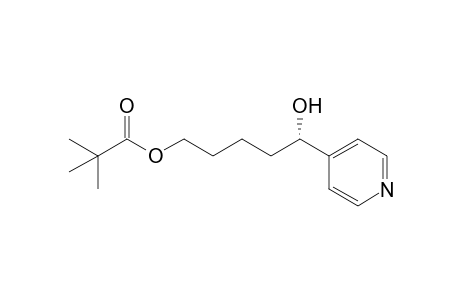 (S)-5-Pivaloxy-1-(4'-pyridyl)pentanol