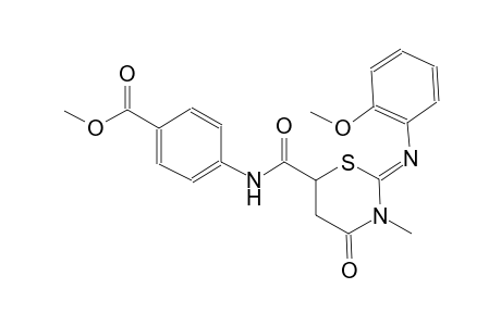 benzoic acid, 4-[[[(2Z)-tetrahydro-2-[(2-methoxyphenyl)imino]-3-methyl-4-oxo-2H-1,3-thiazin-6-yl]carbonyl]amino]-, methyl ester