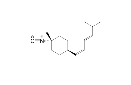 1-isocyano-1-methyl-4-[(2Z,4E)-6-methylhepta-2,4-dien-2-yl]cyclohexane