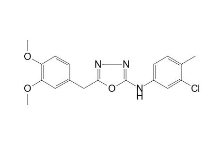 2-(3-chloro-p-toluidino)-5-veratryl-1,3,4-oxadiazole