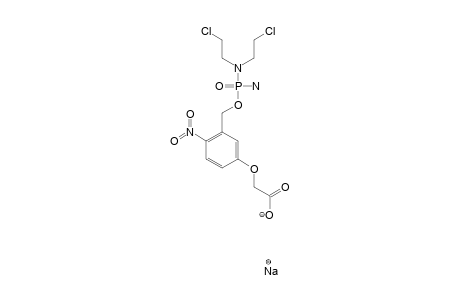[3-METHYL-N,N-BIS-(2-CHLOROETHYL)-PHOSPHORDIAMIDATO-4-(NITROPHENYL)-OXY]-ACETATE-SODIUM-SALT