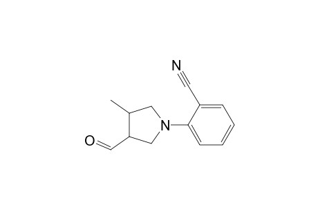 N-(2-CYANOPHENYL)-4-METHYLPYRROLIDINE-3-CARBALDEHYDE;MAJOR