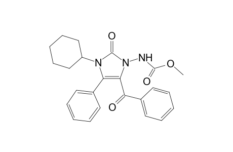 1-[(Methoxycarbonyl)amino]-3-cyclohexyl-4-phenyl-5-benzoyl-1,3-imidazolin-2-one