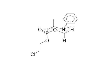 2-(BETA-CHLOROETHOXY)-2-EXO-OXO-3-ENDO-METHYL-4-EXO-PHENYL-BUTYL-1,4,2-OXAZAPHOSPHORINANE