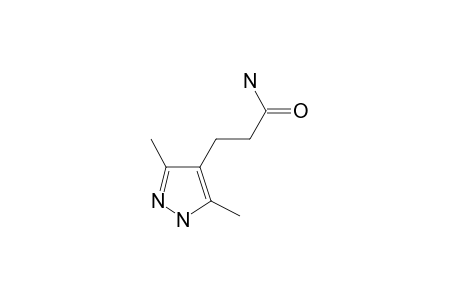 3-(3,5-Dimethyl-1H-pyrazol-4-yl)propanamide