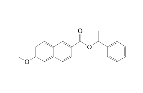 6-Methoxy-2-naphthoic acid, [1-phenyl]ethyl(ester)