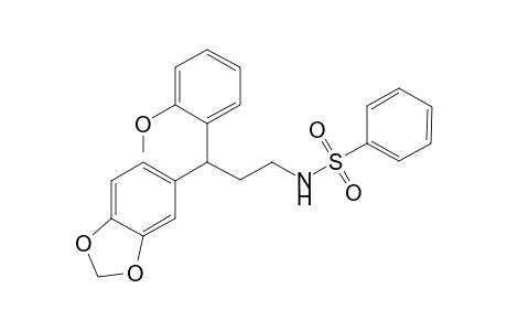 N-[3-(1,3-benzodioxol-5-yl)-3-(2-methoxyphenyl)propyl]benzenesulfonamide