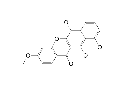 12H-Benzo[b]xanthen-12-one, 6,11-dihydroxy-3,10-dimethoxy-