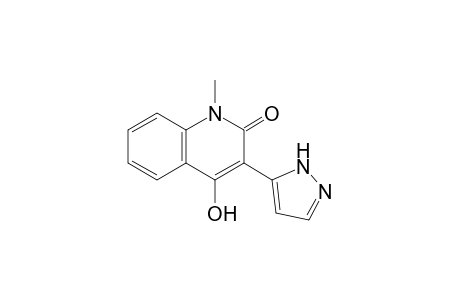 4-Hydroxy-1-methyl-3-(1H-pyrazol-5-yl)-2(1H)-quinolinone