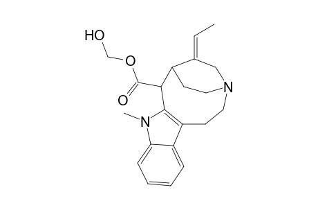 3,7-Secocuran-16-carboxylic acid, 2,7,19,20-tetradehydro-17-hydroxy-, methyl ester, (19E)-