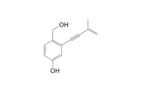 2-(3'-Methylbut-3-en-1'-ynyl)-4-hydroxybenzyl alcohol