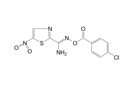 O-(p-chlorobenzoyl)-5-nitro-2-thiazolecarboxamidoxime