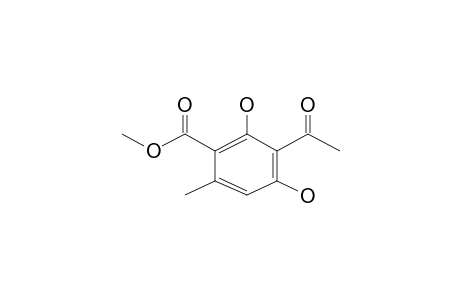 3-Acetyl-2,4-dihydroxy-6-methyl-benzoic acid, methyl ester