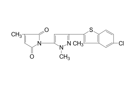 N-[3-(5-chloro-3-methylbenzo[b]thien-2-yl)-1-methylpyrazol-5-yl]-2-methylmaleimide