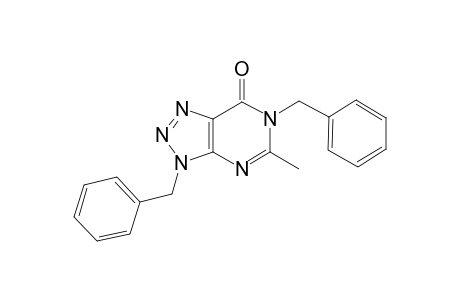 3,6-Dibenzyl-5-methyl-3,6-dihydro-7H-[1,2,3]triazolo[4,5-d]pyrimidin-7-one