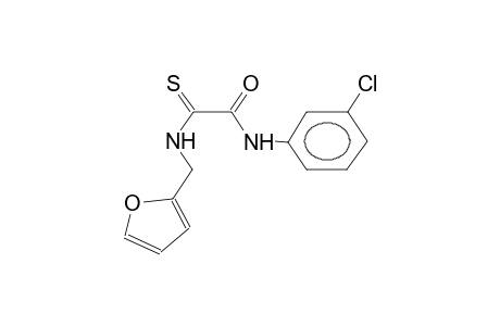 1-(2-furylmethylamino)-2-(3-chlorophenylamino)-1-thioxo-2-oxoethane