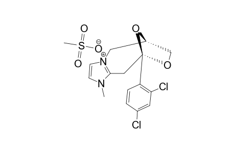 1-METHYL-6,9-EPOXY-9-(2,4-DICHLOROPHENYL)-5,6,9,10-TETRAHYDRO-(1H)-IMIDAZO-[3,2-E]-[(2H)-1,5]-OXAZOCINIUM_METHANESULFONATE