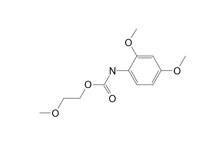 Carbonic acid, monoamide, N-(2,4-dimethoxyphenyl)-, 2-methoxyethyl ester