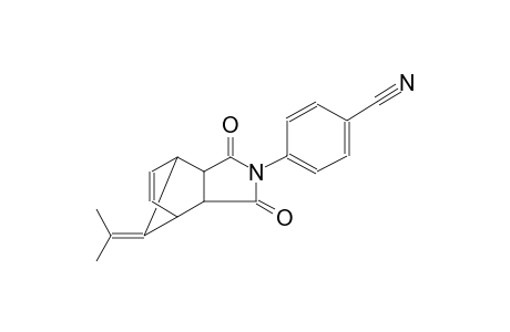 4-[10-(1-methylethylidene)-3,5-dioxo-4-azatricyclo[5.2.1.0~2,6~]dec-8-en-4-yl]benzonitrile