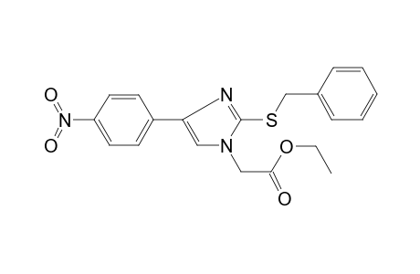 Ethyl [2-(benzylsulfanyl)-4-(4-nitrophenyl)-1H-imidazol-1-yl]acetate