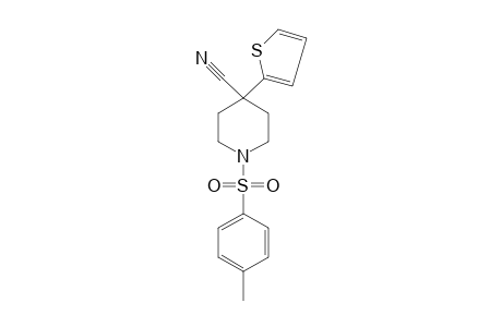 4-(2-thienyl)-1-(p-tolylsulfonyl)isonipecotonitrile