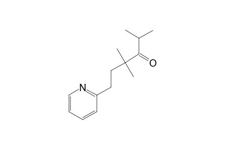 6-(2-pyridyl)-2,4,4-trimethyl-3-hexanone