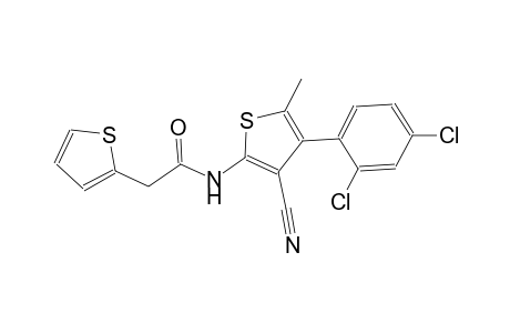 N-[3-cyano-4-(2,4-dichlorophenyl)-5-methyl-2-thienyl]-2-(2-thienyl)acetamide