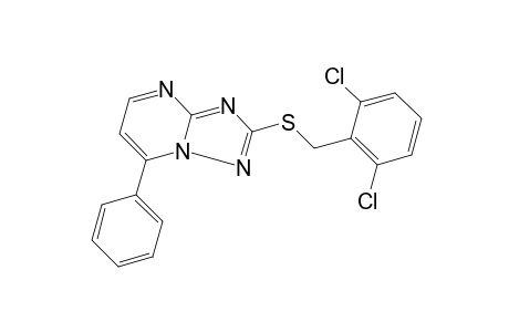 2-[(2,6-DICHLOROBENZYL)THIO]-7-PHENYL-s-TRIAZOLO[1,5-a]PYRIMIDINE