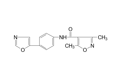 3,5-dimethyl-4'-(5-oxazolyl)-4-isoxazolecarboxanilide