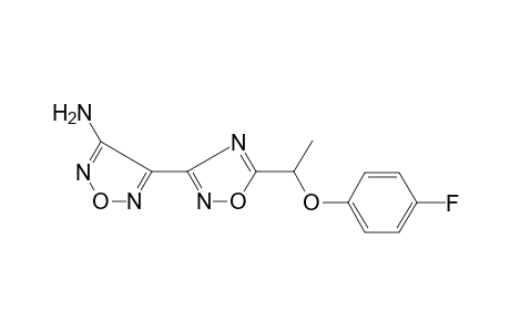 1,2,5-Oxadiazol-3-amine, 4-[5-[1-(4-fluorophenoxy)ethyl]-1,2,4-oxadiazol-3-yl]-