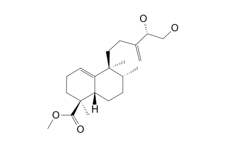 METHYL-14S,15-DIHYDROXY-1(10),13(16)-ENT-HALIMADIEN-18-OATE